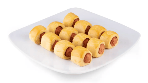 enrrolladitos de hot dog